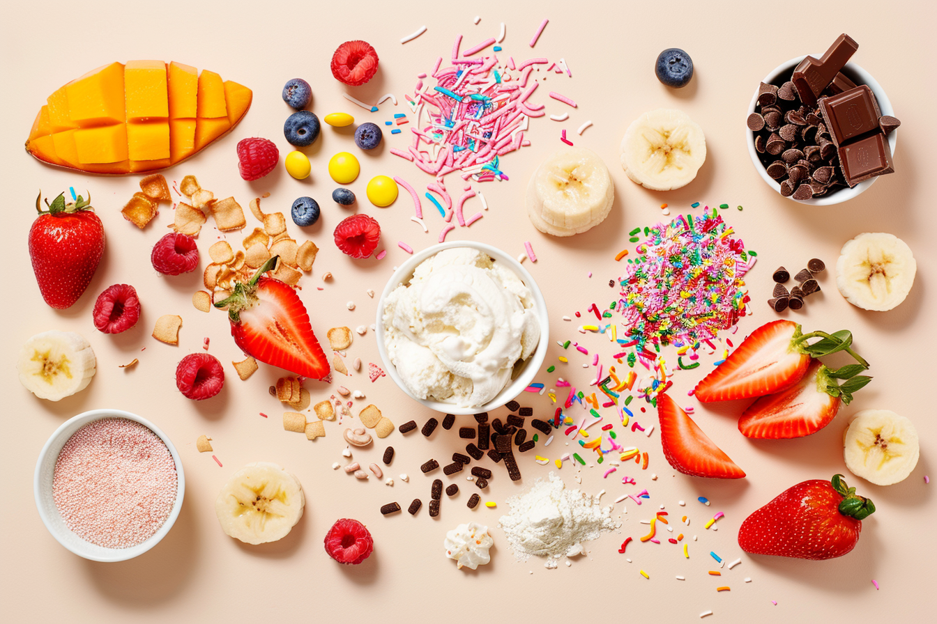 u2275293973_flat_lay_of_frozen_yogurt_ingredients_including_f_6aad22b1-d1cc-4f0d-bb8f-4d728715c582_1